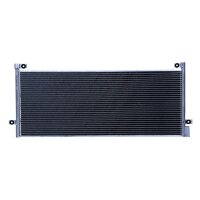 Condenser Air Con without dryer Cooling tubes parallel HELLA for VOLVO FH