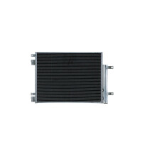 Kondensator Klimaanlage mit Trockner Kühlrohre parallel HELLA für OPEL KARL