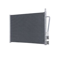 Condenser Air Con without dryer pipes parallel HELLA for...