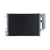 Kondensator Klima mit Trockner Kühlrohre parallel HELLA für u.a. RENAULT KANGOO