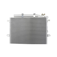 Condenser Air Con with dryer cooling pipes parallel HELLA for e.g. MB E-CLASS