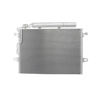 Condenser Air Con with dryer cooling pipes parallel HELLA for e.g. MB E-CLASS
