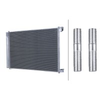 Kondensator Klima mit Trockner Kühlrohre parallel HELLA für u.a. MB C-KLASSE