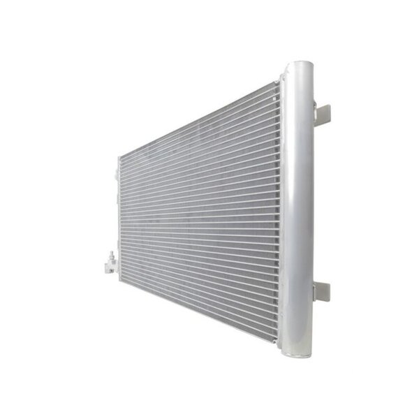 Condenser Air Con with dryer pipes parallel HELLA for e.g. RENAULT MEGANE