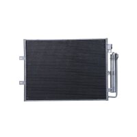 Kondensator Klimaanlage mit Trockner Kühlrohre parallel HELLA für RENAULT TWINGO