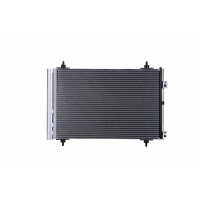 Condenser Air Con with dryer cooling pipes parallel HELLA...