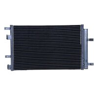 Air Conditioning Condenser with Dryer Cooling Tubes parallel HELLA for JAGUAR XF
