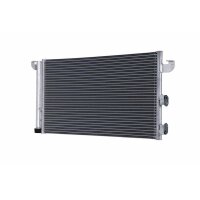 Condenser Air Con with dryer cooling pipes parallel HELLA...