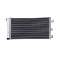Condenser Air Con with dryer cooling pipes parallel HELLA...