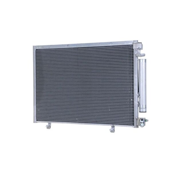 Condenser Air Con with dryer cooling pipes parallel HELLA for e.g. FORD FIESTA