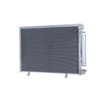 Condenser Air Con with dryer cooling pipes parallel HELLA...