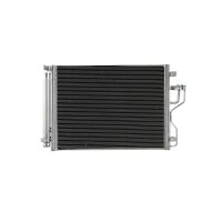 Condenser Air Con with dryer cooling pipes parallel HELLA...