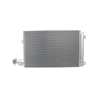 Condenser Air Con with dryer Cooling pipes parallel HELLA for VW TRANSPORTER