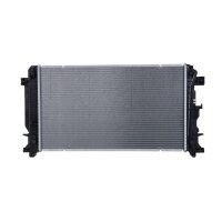 Engine Cooling Radiator cooling fins soldered 680 - 388 mm HELLA for VW CRAFTER