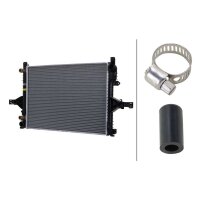 Kühler, Motorkühlung mit Ölkühler/mit Dichtungen HELLA für VOLVO V70 II (285) D5