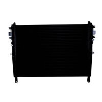 Charge Air Cooler brazed alu fins 920 mm - 672 mm HELLA for e.g. MB AROCS