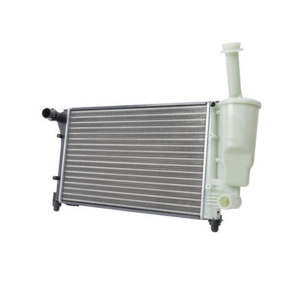 Radiator Engine fins mechanically joined 500 - 322 mm HELLA for FIAT PANDA