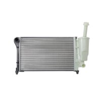 Radiator Engine fins mechanically joined 500 - 322 mm HELLA for FIAT PANDA