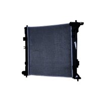 Radiator Engine cooling fins brazed 485 - 478 mm HELLA...