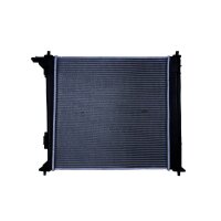 Radiator Engine cooling fins brazed 485 - 478 mm HELLA for HYUNDAI TUCSON