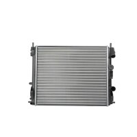 Radiator engine fins 480 - 414 mm HELLA for e.g. RENAULT CLIO