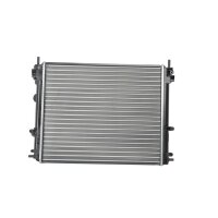 Radiator engine fins 480 - 414 mm HELLA for e.g. RENAULT CLIO