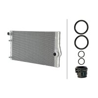 Kühler, Motorkühlung mit Dichtungen HELLA für BMW 5er (F10) 525 d