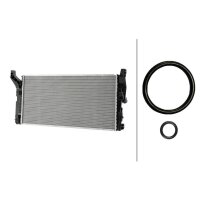 Kühler, Motorkühlung mit Dichtungen HELLA für MINI MINI (F55) Cooper