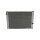 Engine Cooling Radiator cooling fins soldered 605 - 470 mm HELLA for BMW 5