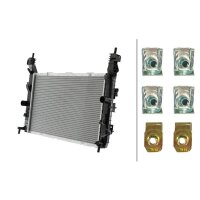 Kühler, Motorkühlung mit Dichtungen HELLA für OPEL MERIVA A MPV (X03) 1.6 (E75)