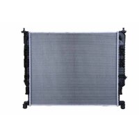 Kühler Motorkühlung Kühlrippen gelötet 636 - 526 mm HELLA für u.a. MB R-KLASSE