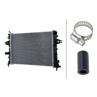 Kühler Motorkühlung mit Ölkühler/ Dichtungen HELLA für OPEL ASTRA G Estate(T98)