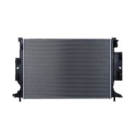 Kühler Motorkühlung Kühlrippen gelötet 672 - 467 mm HELLA für u.a. FORD KUGA