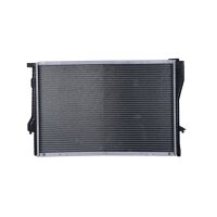 Engine Cooling Radiator cooling fins soldered 650 - 427 mm HELLA for BMW 5