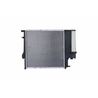 Engine Cooling Radiator cooling fins soldered 440 - 427 mm HELLA for BMW 3