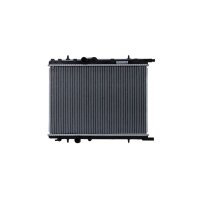 Engine Cooling Radiator cooling fins soldered 380 - 538 mm HELLA for PEUGEOT 307