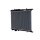 Engine Cooling Radiator cooling fins soldered 380 - 538 mm HELLA for PEUGEOT 307