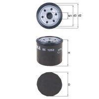 Ölfilter Filtereinsatz MAHLE für CHEVROLET AVEO...