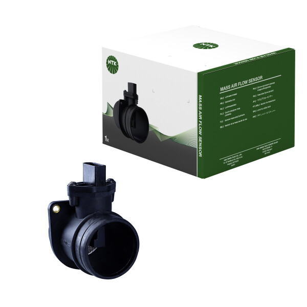 Luftmassenmesser Gehäuse mit Lufttemperatursensor NTK für u.a. BMW 3 Compact