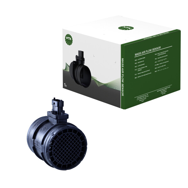 Mass air flow sensor housing with ATS NTK for e.g. FIAT DUCATO panel van