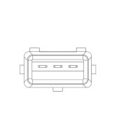 Luftmassenmesser 78mm NTK für BMW 3