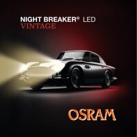2 NIGHT BREAKER LED VINTAGE H4 R2 Retro OSRAM Fern-Abblendlicht +330% heller