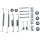 Accessory Set Parking Brake Shoes METZGER suitable for e.g. SUZUKI GRAND