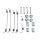 Accessory Set Brake Shoes METZGER IAM-Expertise suitable for e.g. DACIA SANDERO