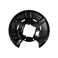 Spray Plate Brake Disc rear left sheet steel METZGER for...