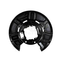 Spray Plate Brake Disc rear right sheet steel METZGER for...