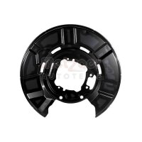 Spray Plate Brake Disc rear right sheet steel METZGER for...