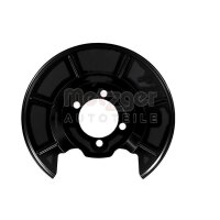 Spritzblech Bremsscheibe Hinterachse rechts METZGER...