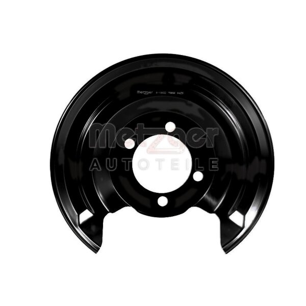 Spray Plate Brake Disc rear axle right METZGER for e.g. TOYOTA AURIS