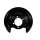 Spray Plate Brake Disc rear axle right METZGER for e.g. TOYOTA AURIS